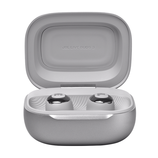 JBL Live Buds 3 - Silver - True wireless Noise Cancelling bud-type earbuds - Detailshot 2